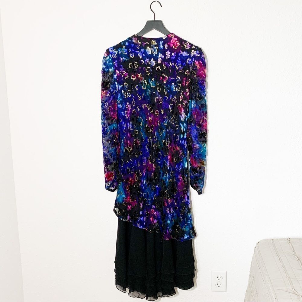 Judy Hornby 1980s multi color formal silk blend - Picture 2 of 10